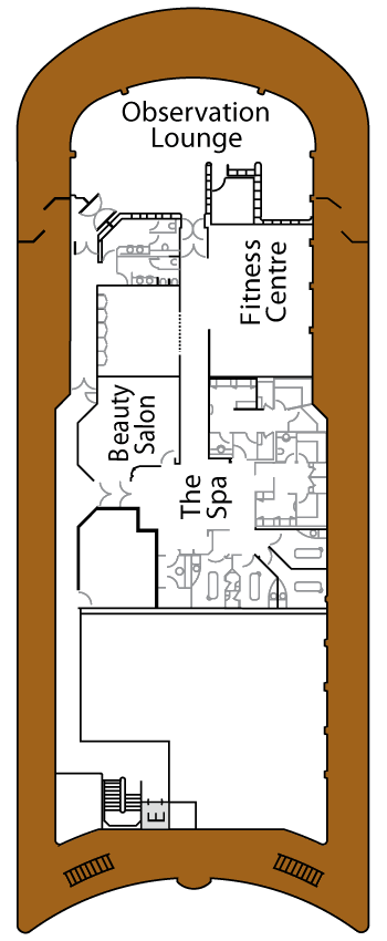 Silver Shadow - Silversea - Deck 10 (Deck 10)