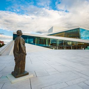 Oslo Rathaus Hafen Norwegen