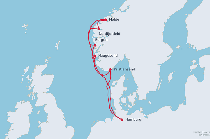 Impression zu Mein Schiff InTUItion Suiten- Mein Schiff Relax - Fjordland Norwegen