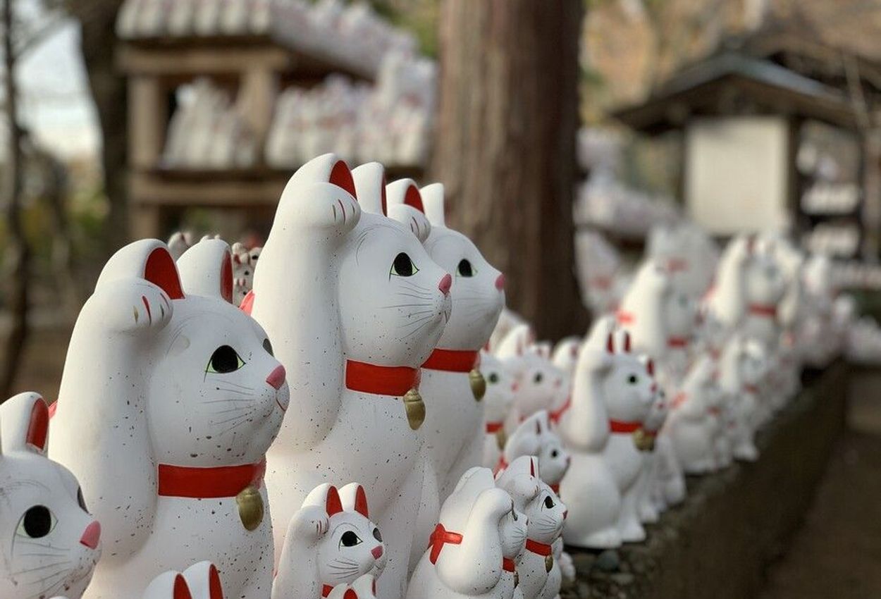 Winkekatzen - Maneki-neko