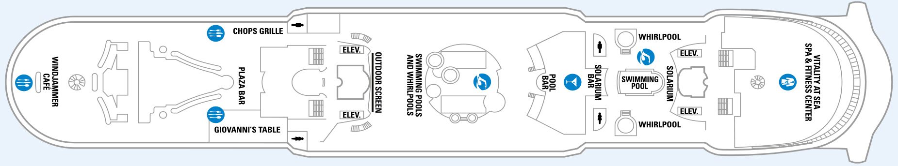 Voyager of the Seas - Royal Caribbean International - DECK 11