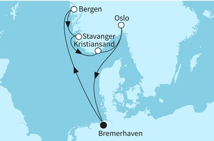 Impressionn zu Suiten Special Winter 2025/26 - Mein Schiff 3 - Idyllisches Norwegen