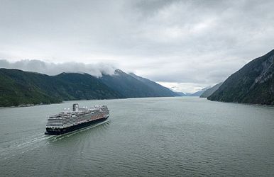 an bord der koningsdam in alaska