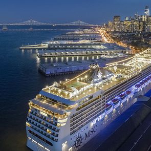 10 February 2019, MSC Magnifica at San Francisco