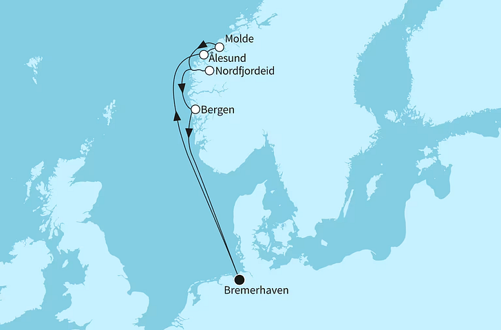 Impression zu Sommer 2026 Wunschtarif - Mein Schiff 3 - Norwegens Fjordwelten