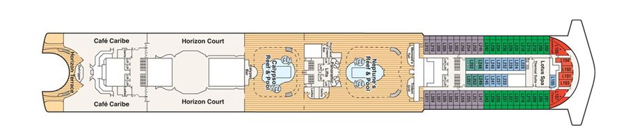 Emerald Princess - Princess Cruises - DECK 15 - LIDO