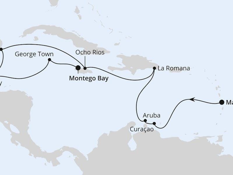 Karibische Inseln & Mexiko ab Martinique