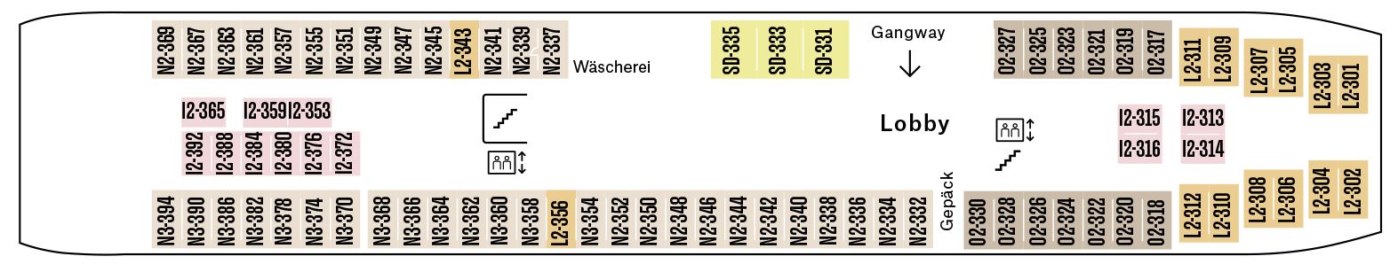 NORDKAPP - Ohne Reederei - DECK 3 | NORDKAPP