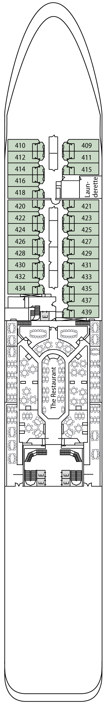 Silver Shadow - Silversea - Deck 4 (Deck 4)