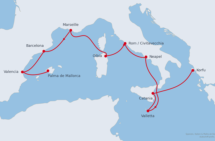 Impression zu Sommer 2027 - AIDAstella - Italien, Frankreich & Spanien
