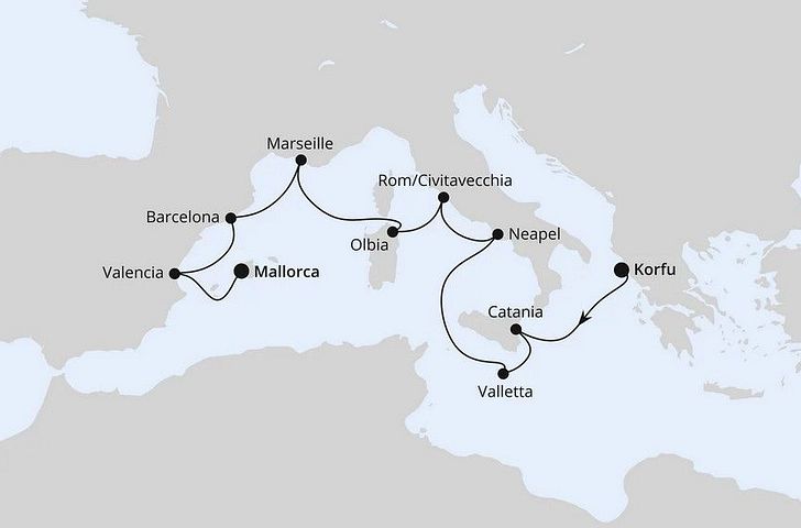 Impression zu Sommer 2027 - AIDAstella - Italien, Frankreich & Spanien