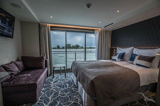 MS Annika - Phoenix Flusskreuzfahrten - Dreibett außen mit frz. Balkon Saturndeck (A)