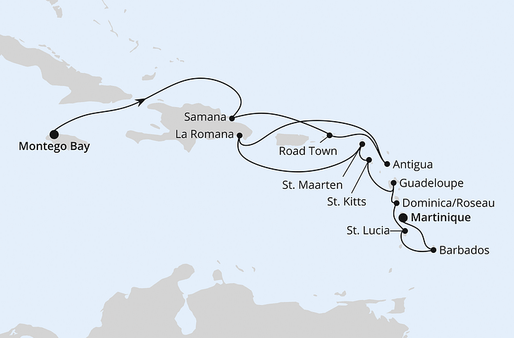 Impressionn zu AIDA Winter 2025/26 - Karibik mit Kleinen Antillen