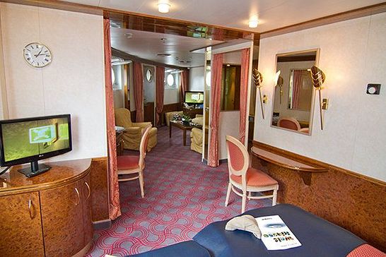 MS Hamburg - Plantours Hochseekreuzfahrten - Suite mit Veranda, Zweibett außen, Deck 4 (HK13)