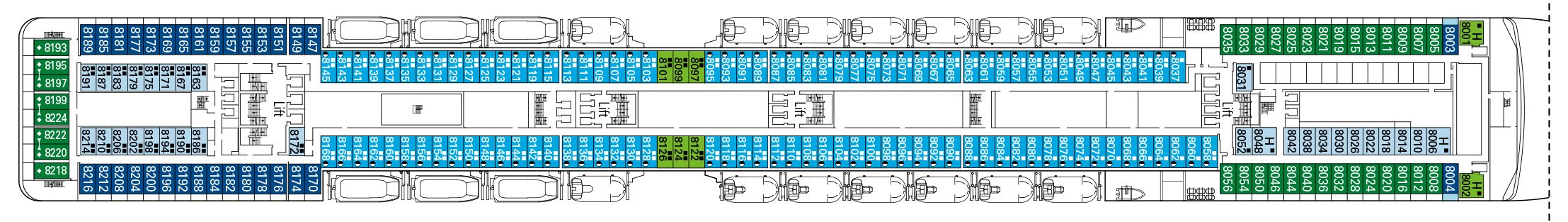 MSC Musica - MSC Cruises - DECK 8 - FORTE