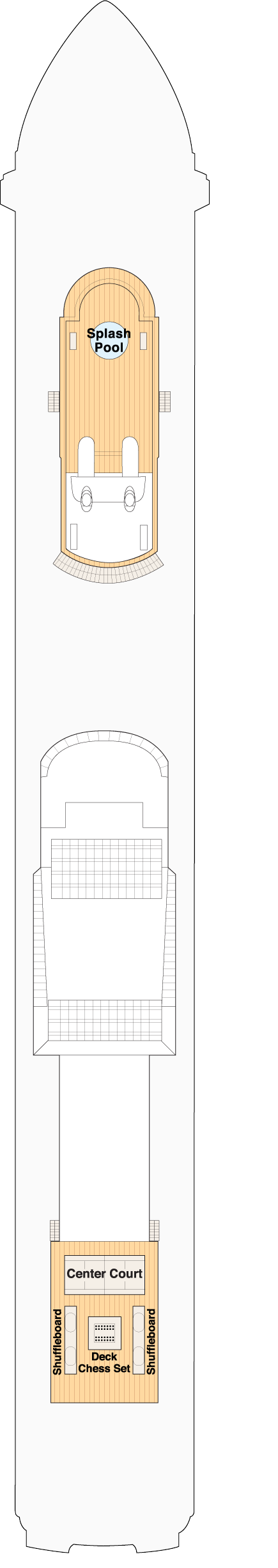 Coral Princess - Princess Cruises - Deck 16 (Sports)