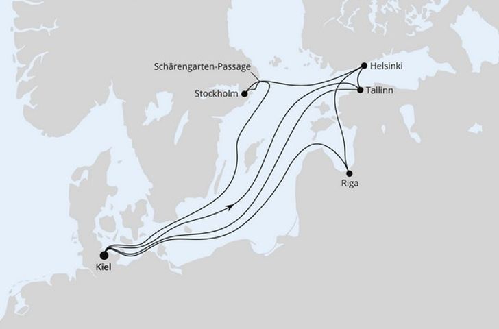 Impressionn zu Neue AIDAprima Winterreisen - Große Ostsee-Reise