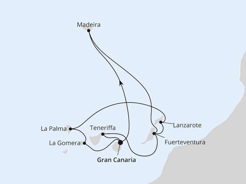 Große Kanaren-Reise mit La Gomera & Madeira