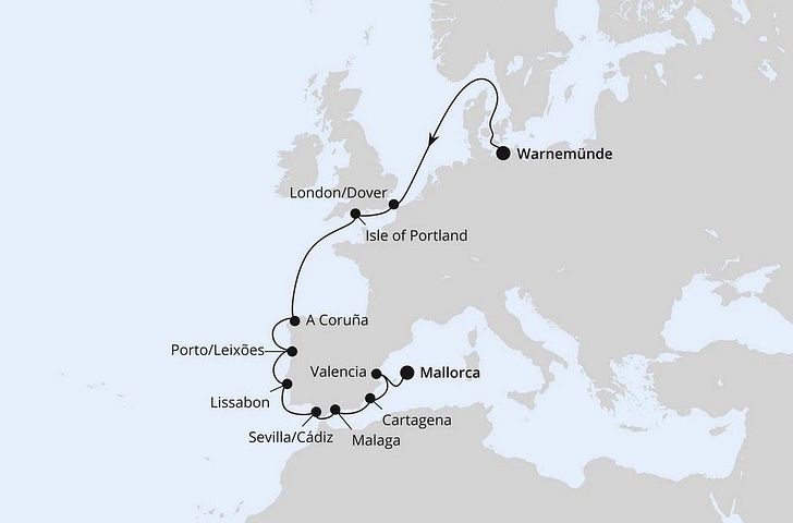 Impression zu Sommer 2026 Besttarif - AIDAmar - Westeuropa-Highlights