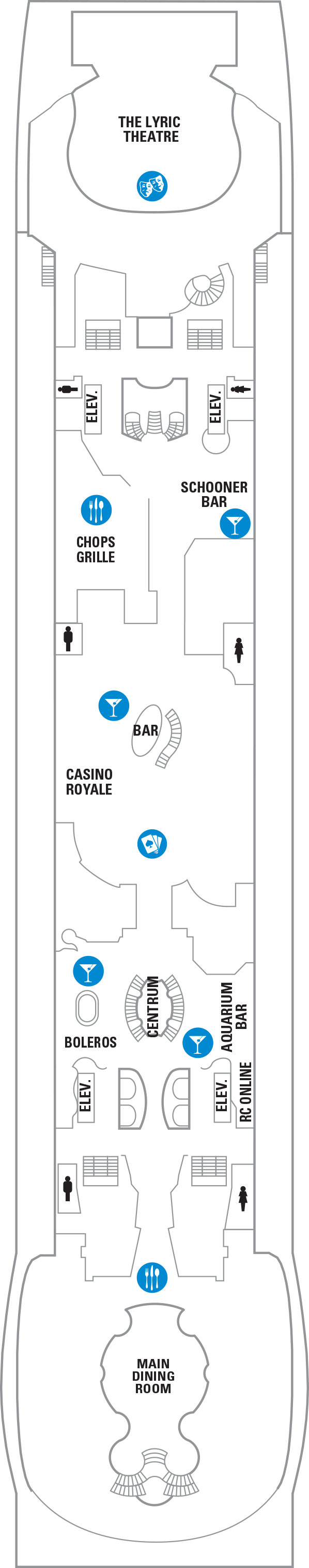 Adventure of the Seas - Royal Caribbean International - Deck 4