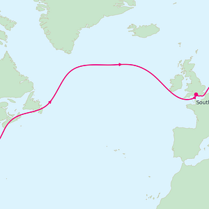 Cunard Queen Mary 2 Schiff außen