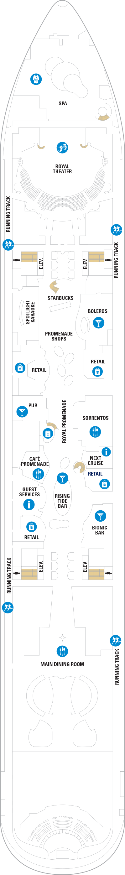 Wonder of the Seas - Royal Caribbean International - Deck 5 (Deck 5)