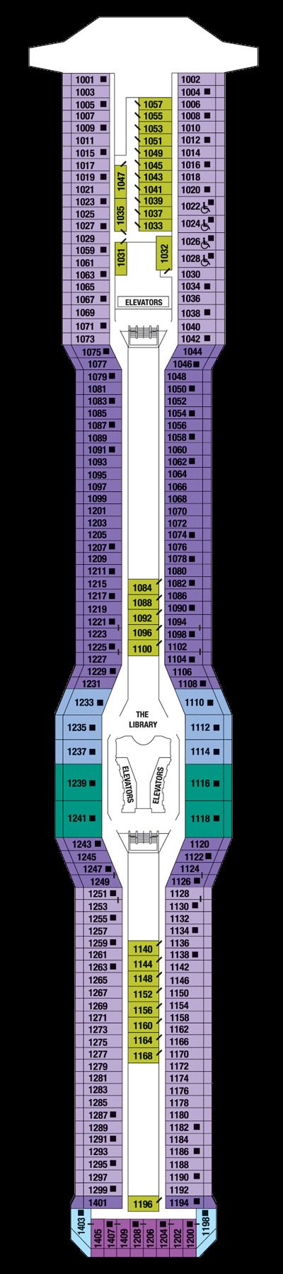 Celebrity Eclipse - Celebrity Cruises - Deck 10 (Sky Deck)
