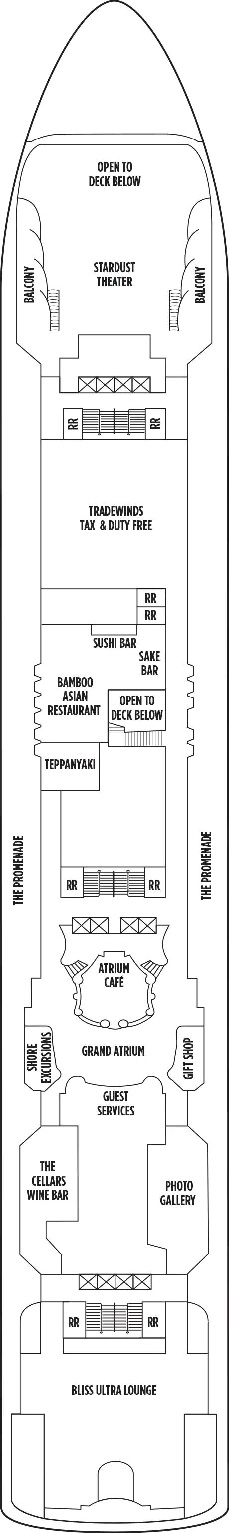 Norwegian Dawn - Norwegian Cruise Line - Deck 7 (Deck 07)
