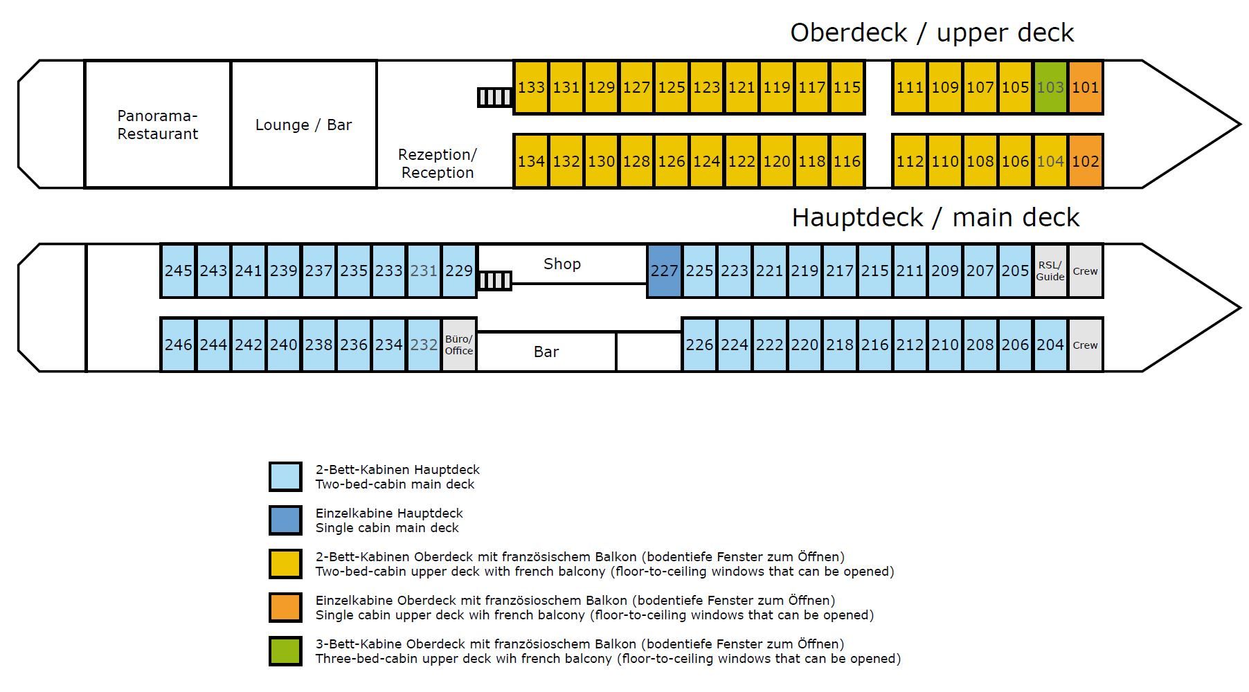 Prinzessin Katharina Deckplan