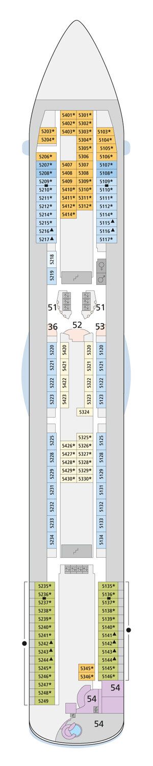 AIDAluna - AIDA Cruises - Deck 5 (Deck 5)