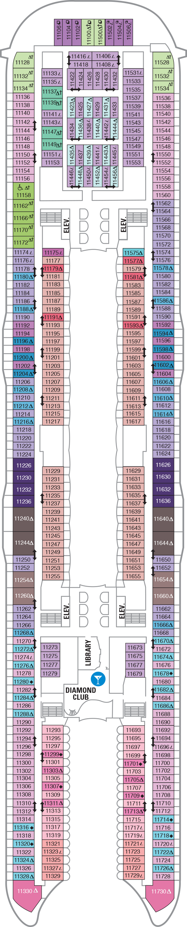 Allure of the Seas - Royal Caribbean International - Deck 11