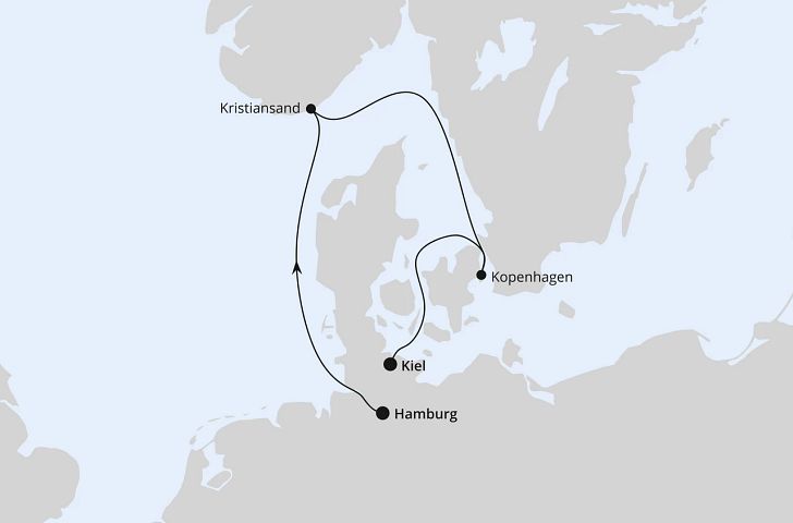 Impressionn zu Suiten Special Sommer 2025 - AIDAluna - Kurzreise nach Kristiansand & Kopenhagen