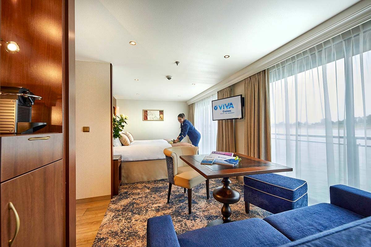 VIVA INSPIRE - VIVA Cruises - Master-Suite, Diamantdeck