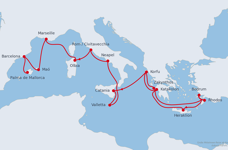 Impression zu AIDA All Inclusive Sommer 2027 - AIDAblu - Kreuz & Quer durchs Mittelmeer