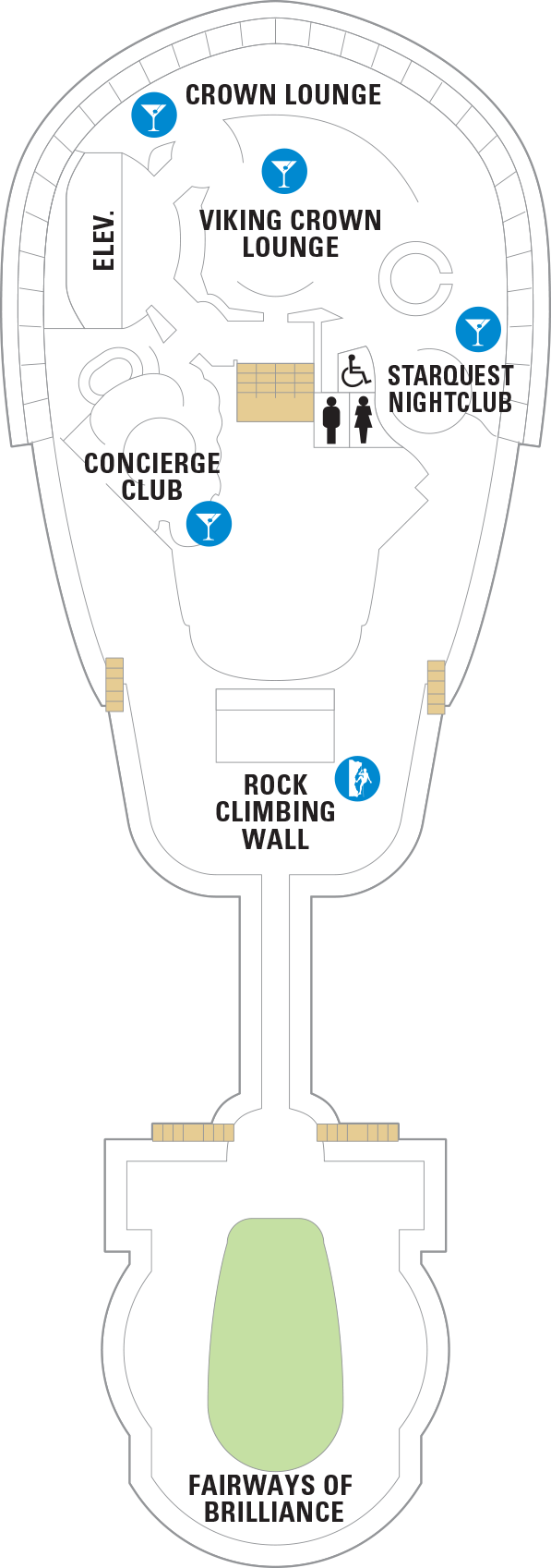 Brilliance of the Seas - Royal Caribbean International - Deck 13 (Deck 13)