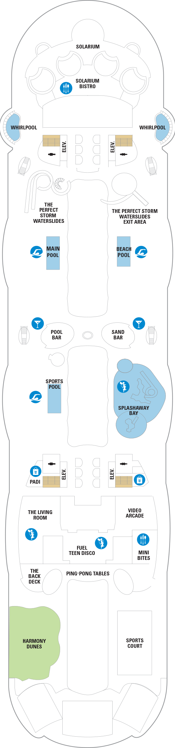 Harmony of the Seas - Royal Caribbean International - Deck 15