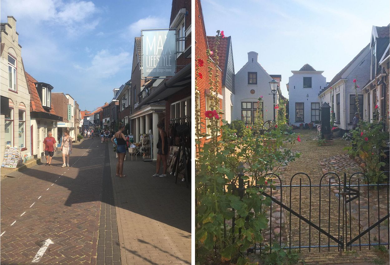 Den Burg - die Einkaufsstraße und Hinterhof-Romantik