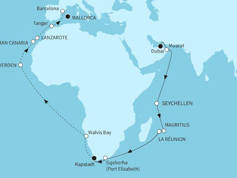 Weltentdecker-Route