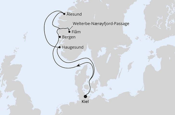 Impressionn zu AIDA Urlaubsweltmeister - AIDAnova - Norwegen