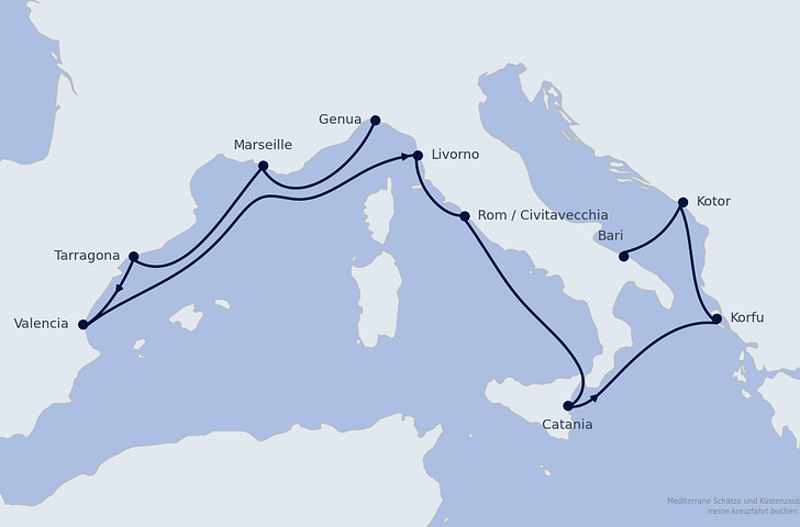 Impression zu Sommer 2026 - MSC Orchestra - Mediterrane Schätze und Küstenzauber