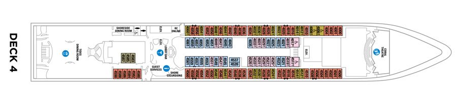 Jewel of the Seas - Royal Caribbean International - DECK 4