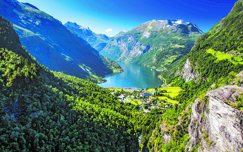 norwegens fjorde mit geiranger