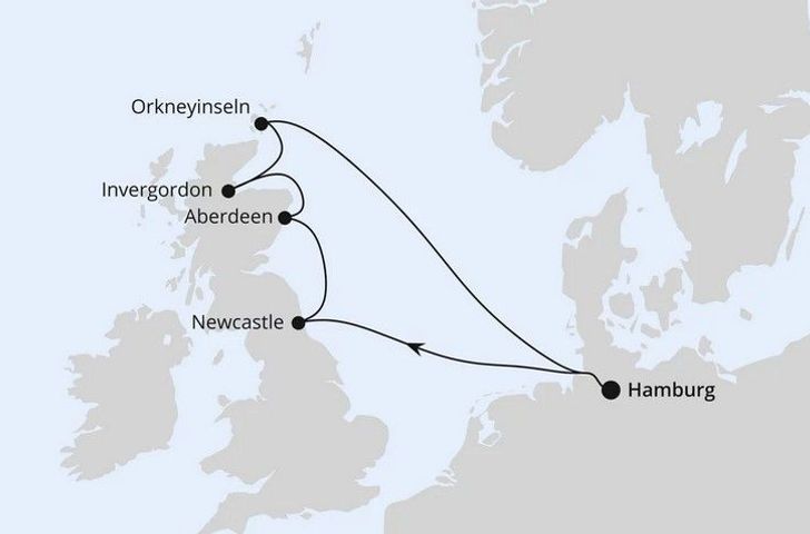 Impression zu Sommer 2026 - AIDAluna - Schottische Highlights