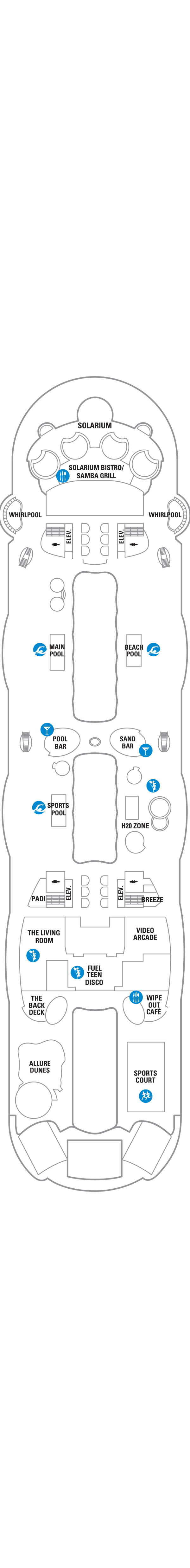 Allure of the Seas - Royal Caribbean International - Deck 15