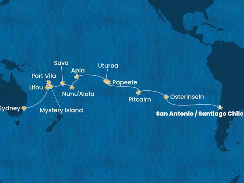  Von den Geheimnissen Polynesiens nach Sydney