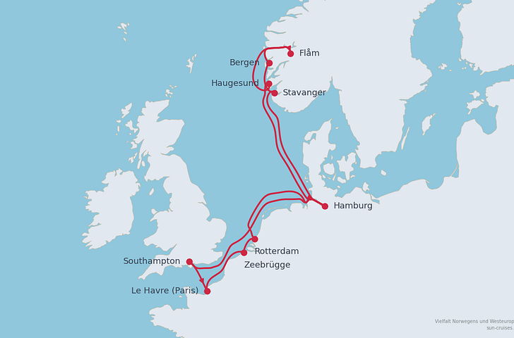 Impression zu Winter 2026/27 - Mein Schiff Flow - Vielfalt Norwegens und Westeuropas
