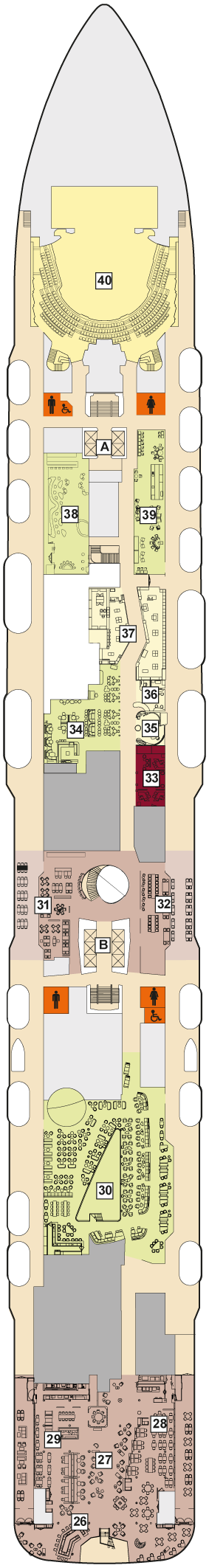 Mein Schiff 7 - TUI Cruises - Deck 5 (Pier)