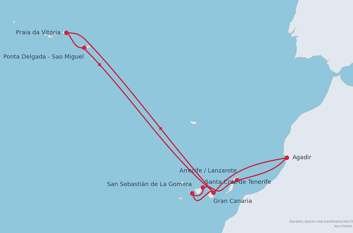 Impression zu Winter 2027/28 - Mein Schiff 7 - Kanaren, Azoren & marokkanisches Flair