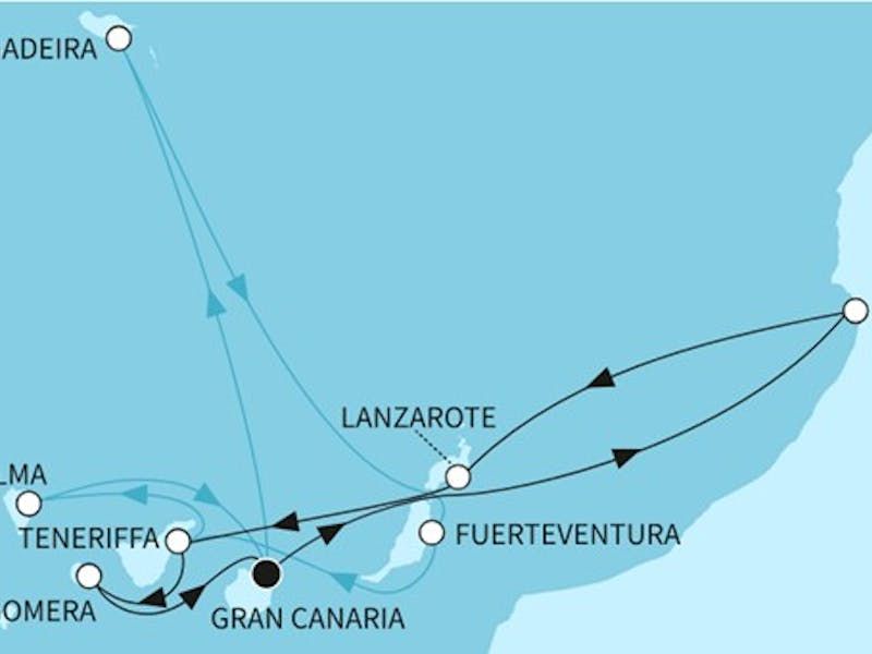 Kanaren, Madeira und Marokkanisches Flair