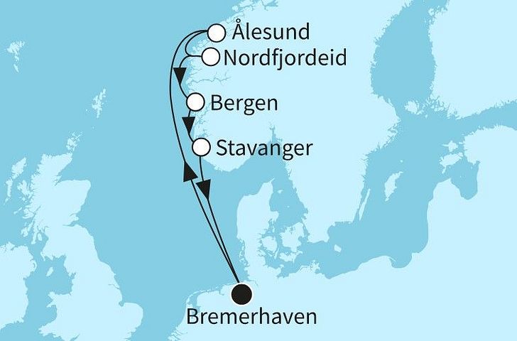 Impression zu Mein Schiff Einzelkabinen Special - Mein Schiff 3 - Norwegens Fjordwelten